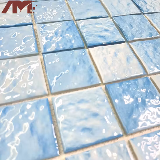 China Crystal Ceramic Swimming Pool Crystal Glass Mosaic Tile