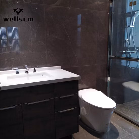 Kostenlose Probe Blue Mix Schwimmbad-Mosaikfliesen Porzellan schillerndes 3D-Mosaik Kristallblaues Keramikfliesen-Mosaik