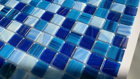 Johnson Tiles Mosaik-Glaskunstfliese für Baumaterialien